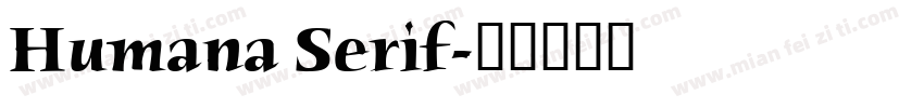 Humana Serif字体转换